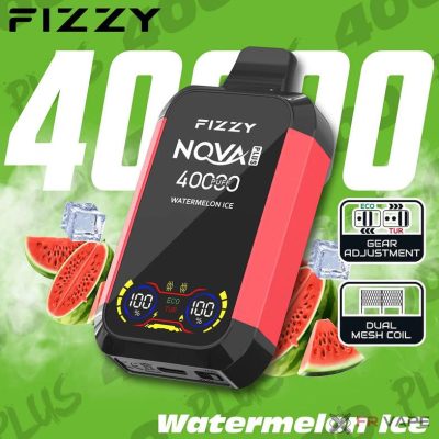 Fizzy 40000 Puffs Vape na jedno použití - 40ML Mesh Coil, dobíjecí s LED displejem