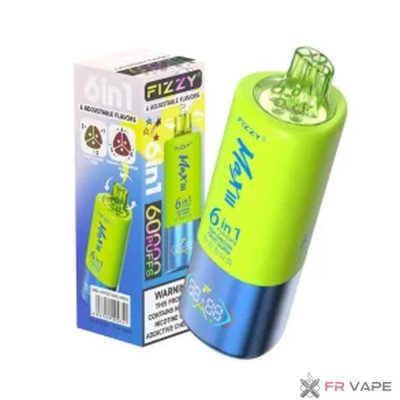 Fizzy 60000 Puffs Dual Nicotine 6-in-1 dobíjecí jednorázové vape