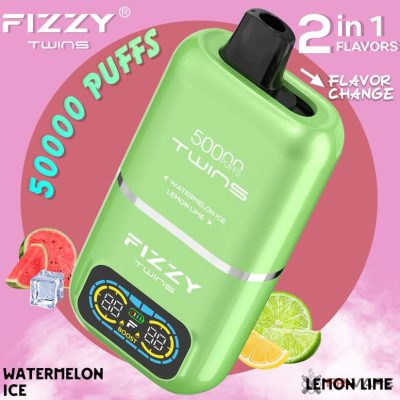 Fizzy 50000 Puffs 2-in-1 Disposable Vape - Dual Flavors & Rechargeable